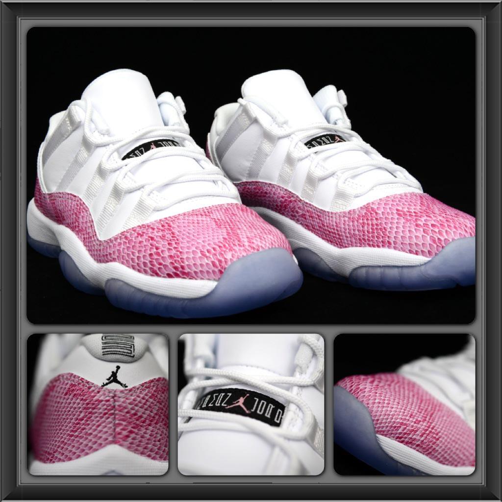 jordan 11 pink snakeskin foot locker