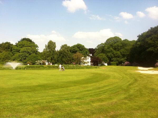 De baan ligt er prachtig bij