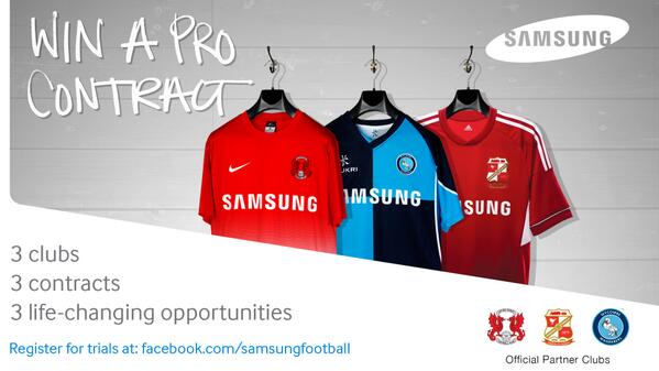 wearecreativ's tweet image. @samsungfootball launched Win a #procontract today. Here's a sample of the latest creative we produced for Samsung