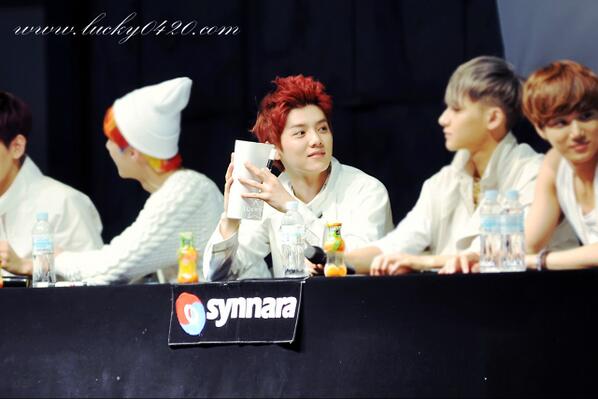 20130606  deacheon fan sign index up #luhan lucky0420.com