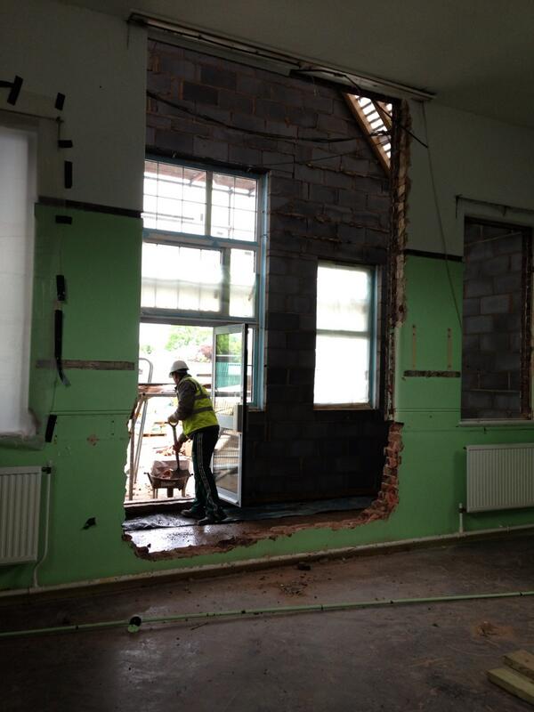 JonathanH_Arch's tweet image. Nelson Primary School phase 2 begins.