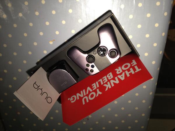 BitTube_'s tweet photo. New toy. #ouya http://t.co/9ujcUHvxp1