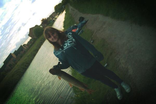 Here's a picture of me and a fish