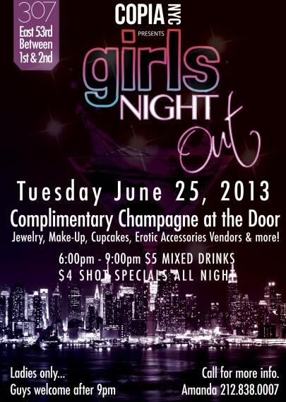 Copia53's tweet image. #copia #girlsnightout #party