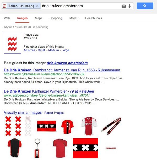 Best grappig dat het nieuwe logo van Eindhoven volgens Google gelijkenissen toont met het logo van Amsterdam :-)
