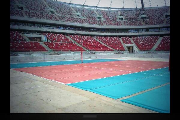 Dream of every #volleyplayer: immagine to play here?;) @fivbworldleague #poland #volleyball