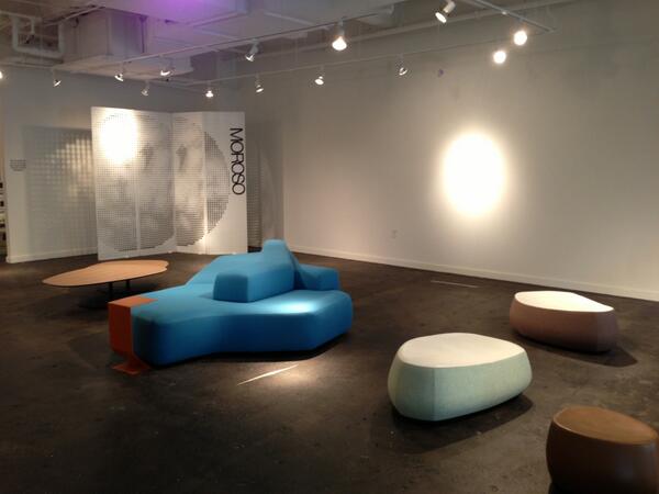 atldsgnfest's tweet photo. Moroso reps are busy setting up @ ADAC for tomorrow's opening of the #MA13 Design Exhibition. http://t.co/FunsEiGqk5