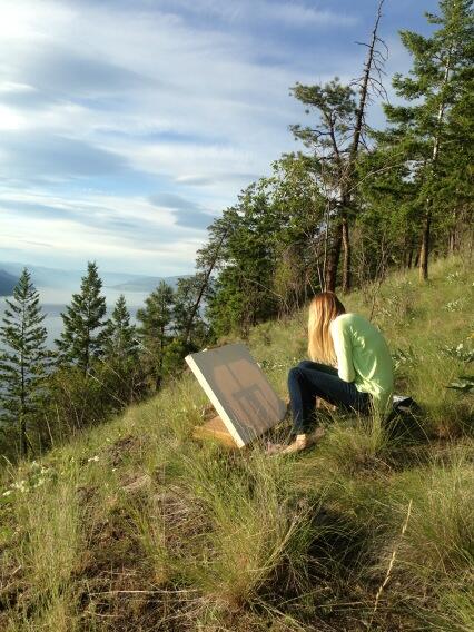 beckwoir's tweet photo. Nadine our talent for @ubco photoshoot getting ready to paint with @maketweets http://t.co/mYeVvapSmN