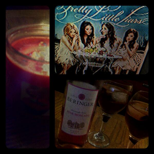 Carmen91Irace's tweet image. Up til 3am and counting on our little date. @KAtWiTT35 #moscoto #pll #bifftime