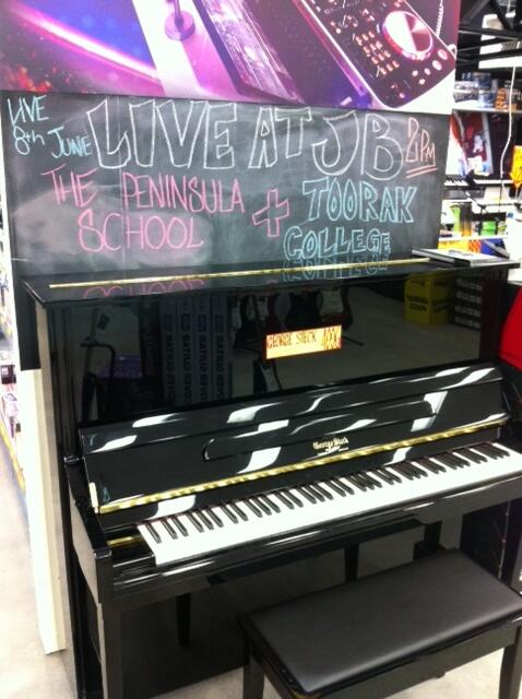 JBFrankston's tweet photo. RT @JBHiFi: The Peninsula School &amp; Toorak College students performing music LIVE Sat June 8th, 2pm @JB_Frankston http://t.co/cXngDbip9l