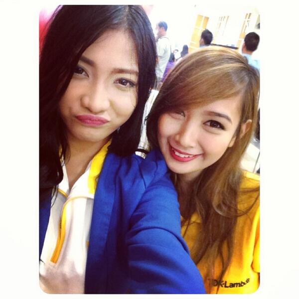 annbimateo's tweet photo. third day of #psece event here at smx convention with @jimminjane my loves ❤ #work #models #lastday http://t.co/Ch2lujAmsL