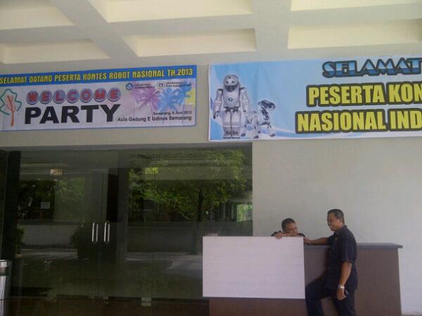 HOTELGRASIA's tweet image. Selamat Datang para Peserta #KontesRobot #Nusantara #GunturConvention @HOTELGRASIA #Semarang