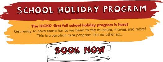kicksprogram's tweet image. First full #school #holiday at Kicks. Get ready for fun time! Book now kicksafterschool.com.au/docs/holidaypr… #kids #children #teens