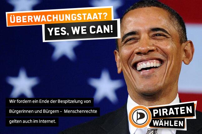 Überwachungsstaat? Yes, we can!