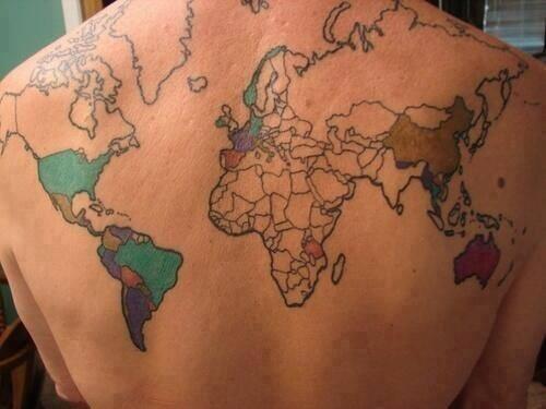 Paisajes_Es's tweet photo. Cada vez que va a un país lo colorea... http://t.co/hbG9lihhAY