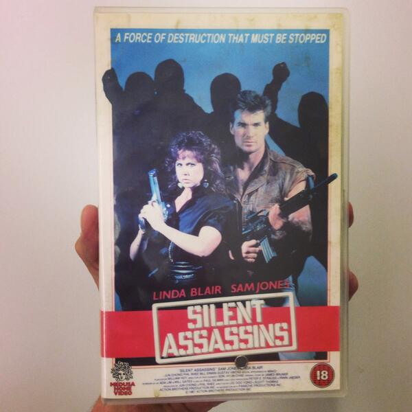 VHS Delivery #4: SILENT ASSASSINS, on the Medusa label. #tapedelivery