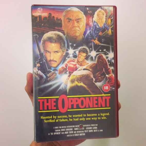 VHS Delivery #6: THE OPPONENT, on the Vestron label. #tapedelivery