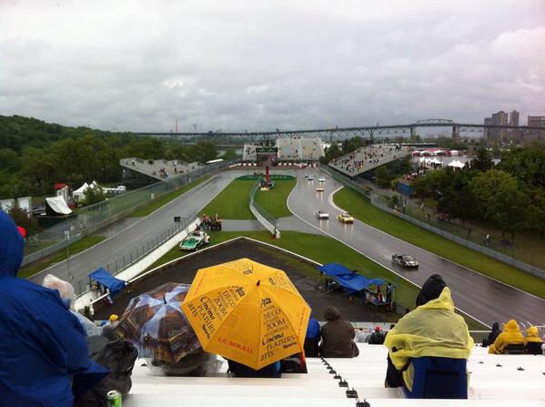 Ouverture de la fièvre de la #F1 à Montréal sous la pluie.