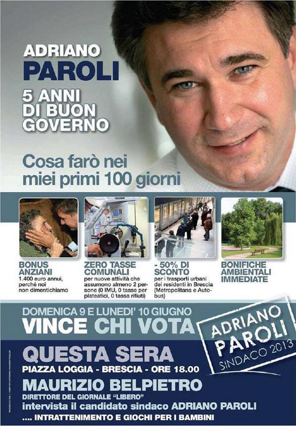 5 anni di buon governo! ancora tanto resta fare, ecco i miei primi 100 giorni! #vincechivota #parolisindaco