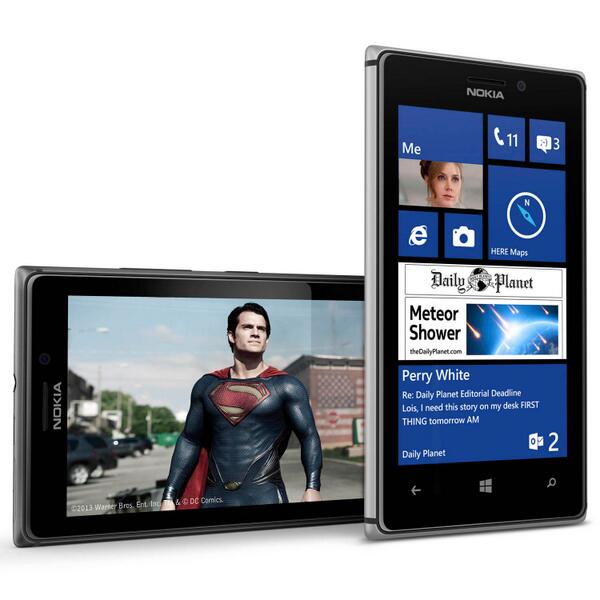 nokia's tweet photo. Did you catch the #ManofSteel trailer that we launched yesterday? http://t.co/mbe9TyGEeO #Nokia #Lumia925 http://t.co/kZCPSWQVQg