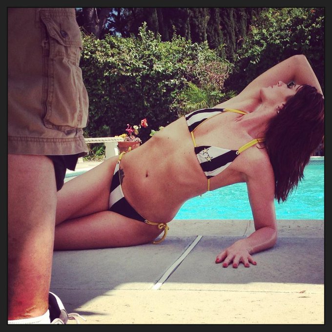 Good morning :-D Wish I was poolside again today.... #bts shot by @Penny_Pax :-D http://t.co/YCz8SH9<a href="/tag/bts"class="tags"><span>#bts</span></a>