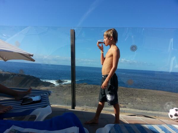 laatste dag ..genieten van de zon en het uitzicht #tenerife  t