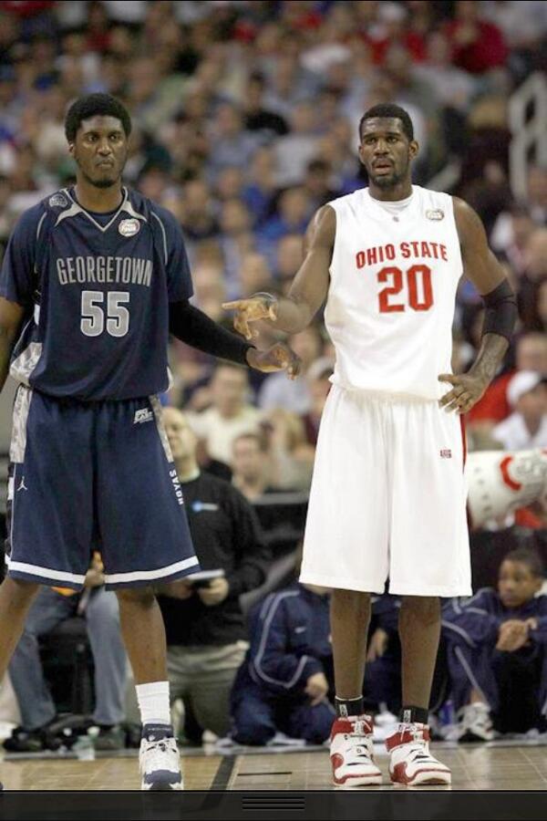No.1 pick on the right. Yeah he's probably better.Bust!Guy on the left was 17th pick overall.Roy Hibbert is a beast!