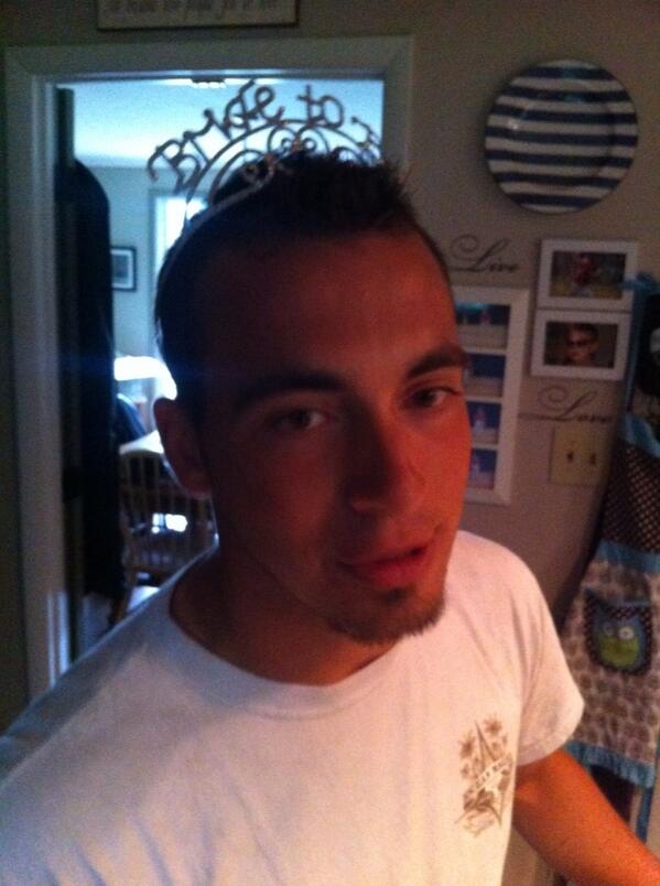 Meg_Coward91's tweet photo. He's all ready for tomorrow! 👰 http://t.co/c65se7SN6X