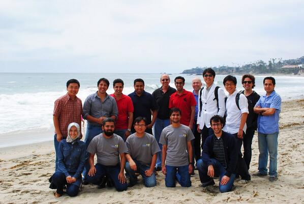 AsterixDB team at the release party!