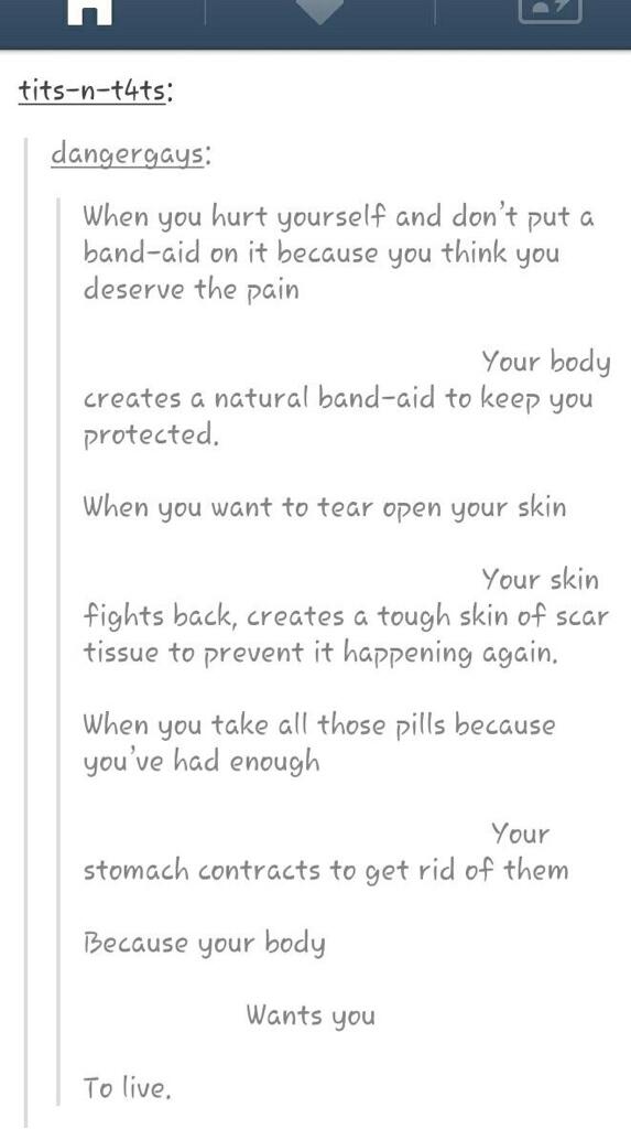 keepholdingon4e's tweet image. Your body wants you to live &amp;lt;3&amp;lt;3