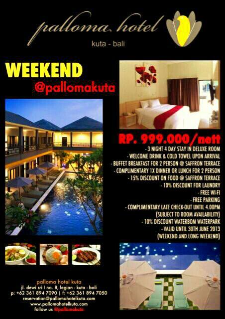 LuckyKesaulija's tweet image. Its #JunePromo by @PallomaKuta #Bali #Hotel  #Weekend