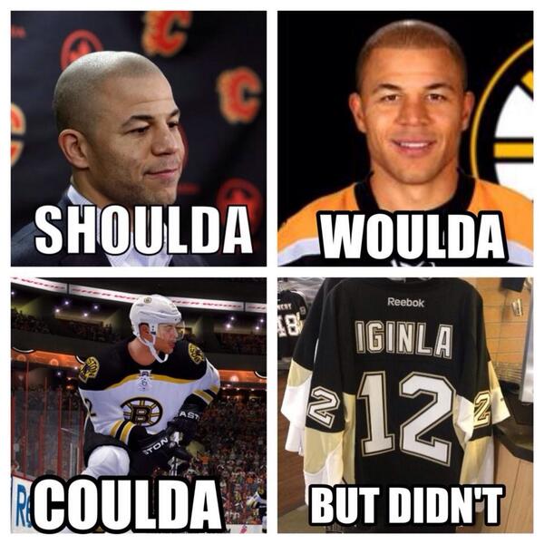 NHLhumor's tweet image. Iginla: