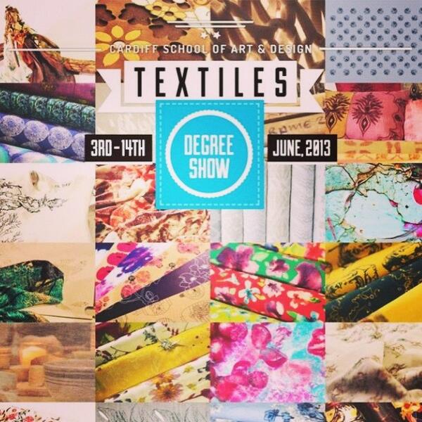 CSADTextileShow's tweet photo. Today's the day :)
Come to Cardiff Met, Llandaff Campus, N Block, to see our degree show &amp;. drink pimms!! #csad2013 http://t.co/QXF0xNCX86