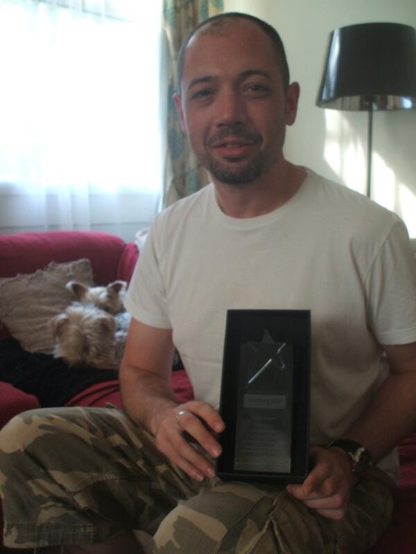 SarahT0313's tweet photo. @AlbaBrocante Iain won an award! http://t.co/jIKq5QS6Nb