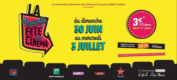blagnacmegacgr's tweet photo. #feteducinema - RDV du 30/06 au 3/07 - 3.5€ la place dès la première place - @blagnacmegacgr http://t.co/IDbPgBrd6I