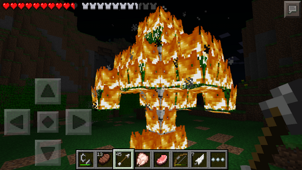 PocketMC's tweet image. Big fire :)))