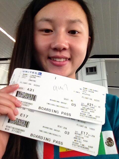 Peace out Indiana. I'll see you in 7 weeks! 😃✌