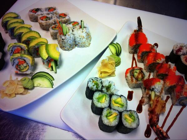 ShemaSushi's tweet photo. Sushi for Saturday lunch!! #LetsEatAtShema http://t.co/i2TPWWDXnV