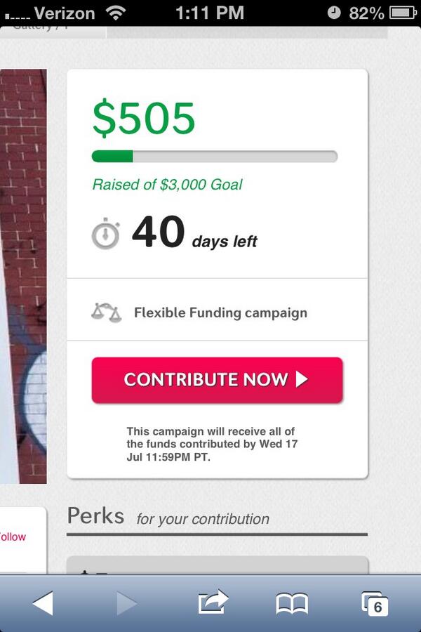 TheSleeperPick1's tweet photo. weve made a 6th of our goal! lets move it up to 1,000 now! only $495 to go.
http://t.co/FJUZBuMlBU http://t.co/Wc7jWwSqur