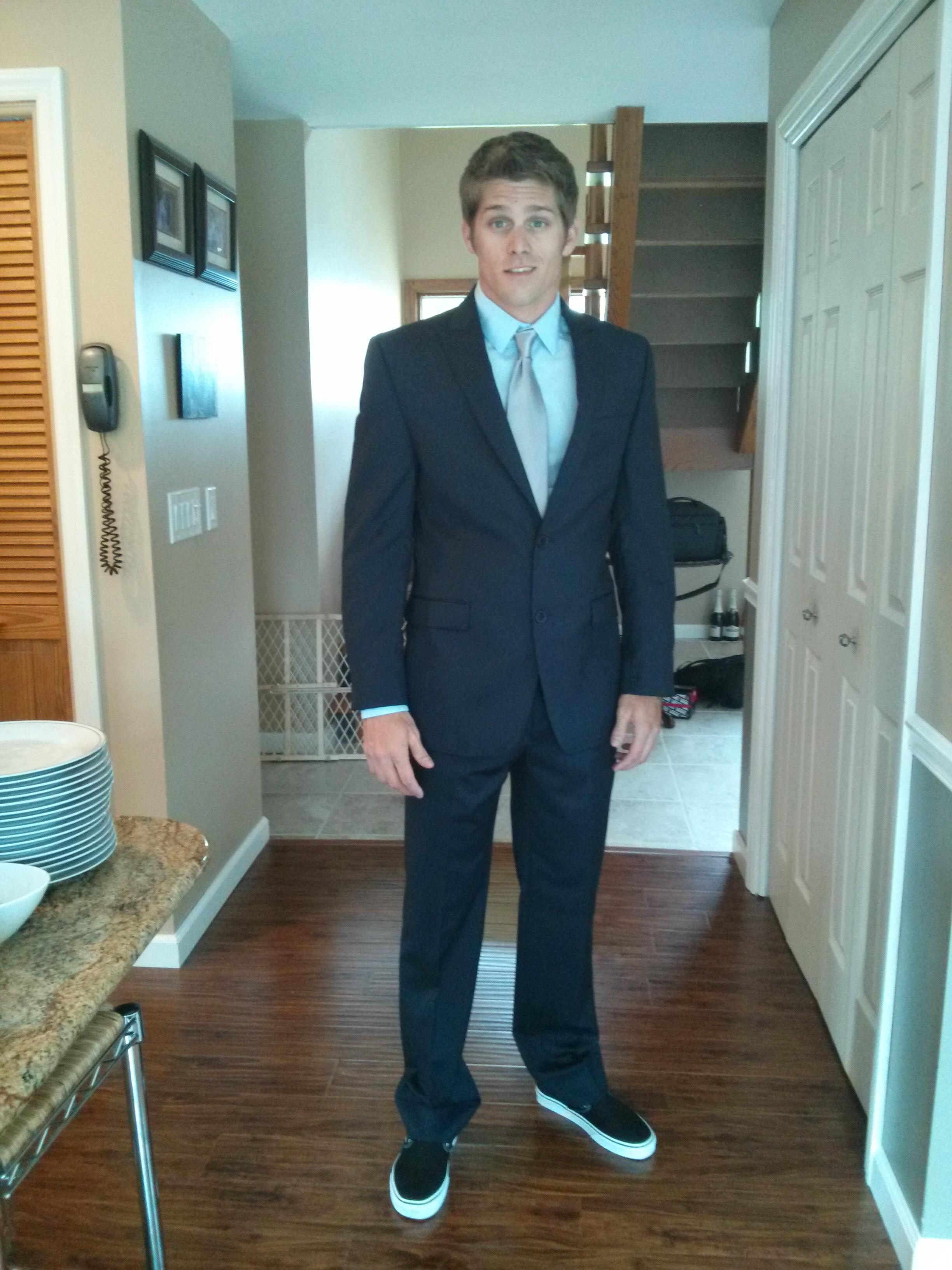 Tuxedo with vans shoes sale