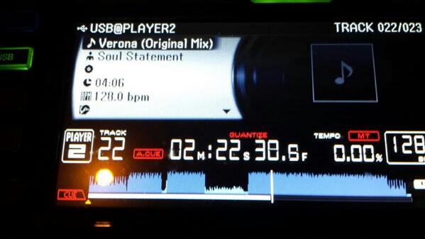 SoulStatement's tweet image. Leuk om te zien dat @durkdjenn vanavond al mijn nieuwe track #Verona draait!