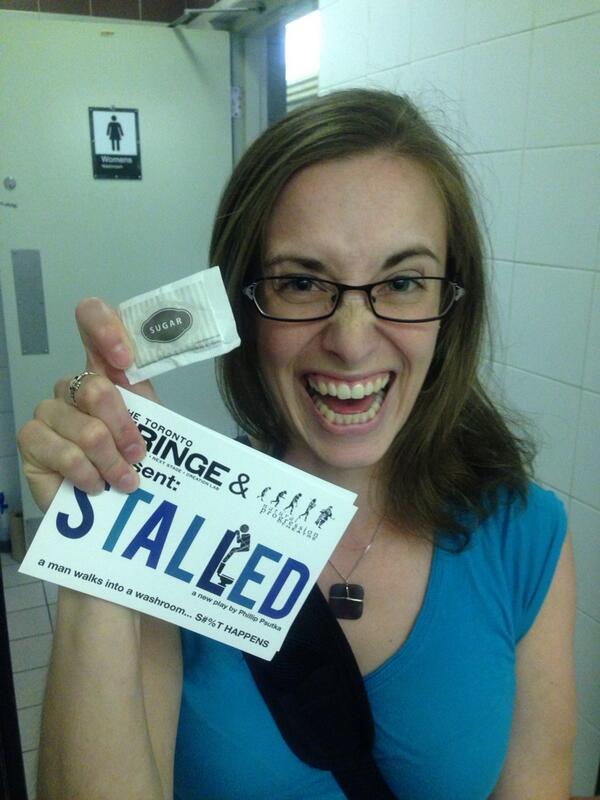 MmePalumbo's tweet photo. @NPTheatre2012 That was the last packet of sugar B!$*% #StalledinTO http://t.co/WOfhTmvnLY