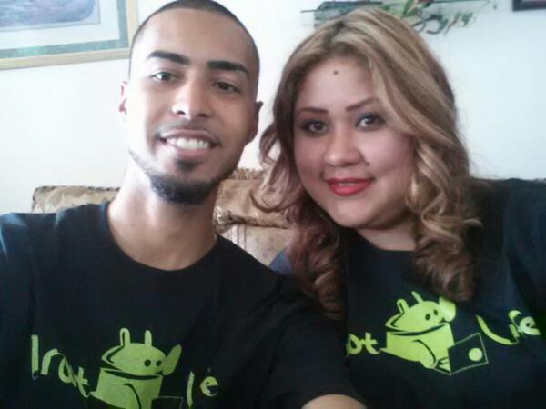 bigboypr3061's tweet image. @Mrs_Zayas and I with the #RootLife shirts on. Went to every phone store in the mall with this shirt on. Lol.