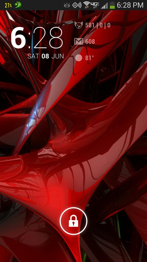 Trizzle5586's tweet image. My @SamsungMobileUS #GalaxyS4 #lockscreen wallpaper! I&apos;m rockin&apos; #WidgetLocker &amp;amp; #DashClock! #TTandE