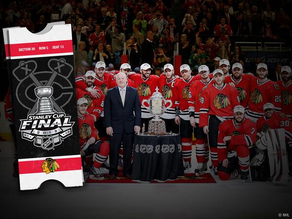 NHL's tweet photo. It's time for 'One Goal' to matter that much more. #BecauseItsTheCup #Blackhawks http://t.co/lnkfDxKklS