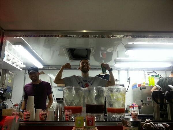 <a href="/LittleNickys/">Little Nicky's</a>: Lovin life at the Arts and Crafts field trip on the <a href="/HulaGirlEB/">Hula Girl Espresso</a> espresso truck