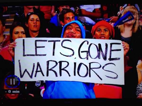 aaronsoma's tweet photo. What a win @NZWarriors, best of the season. So much heart &amp; determination. Watch out here we come #letsgonewarriors http://t.co/ELxw2lIIjW