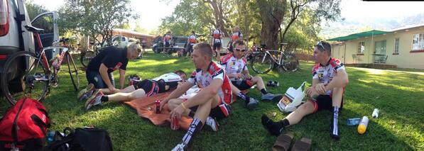 Great to be home after a good @PPCKremetart. @teambishops boys having a well deserved rest after stage 3