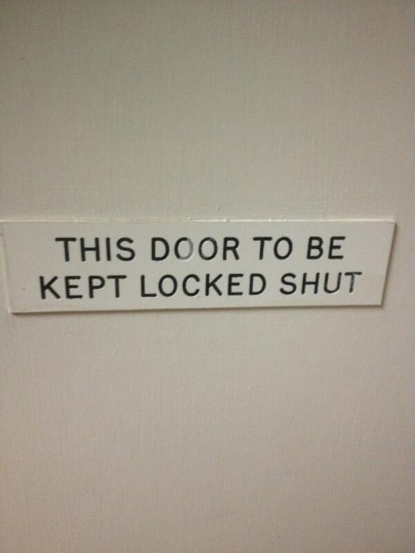 Grandmapornstar's tweet photo. Glo: as opposed to being locked open!? Saft ay it..     Haa http://t.co/YaV5qtm7gR