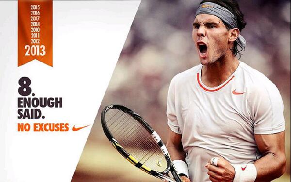 Elme111's tweet photo. @RafaelNadal #8 #KingOfClay #VamosRafa http://t.co/iv7wlPydoR